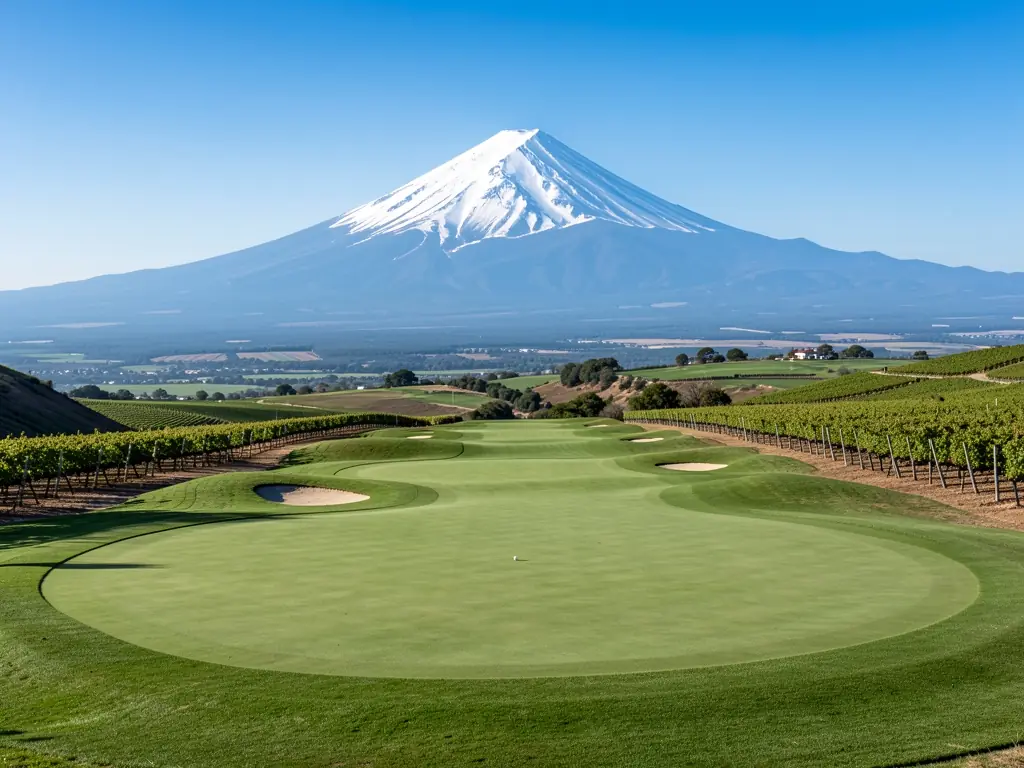 山梨県のゴルフ場のイメージ写真